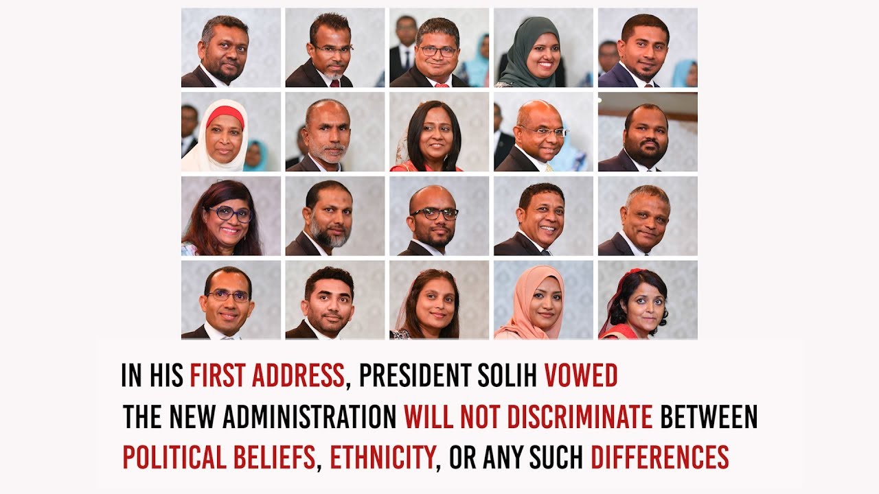 FOCUS: The Cabinet of President Ibrahim Mohamed Solih
