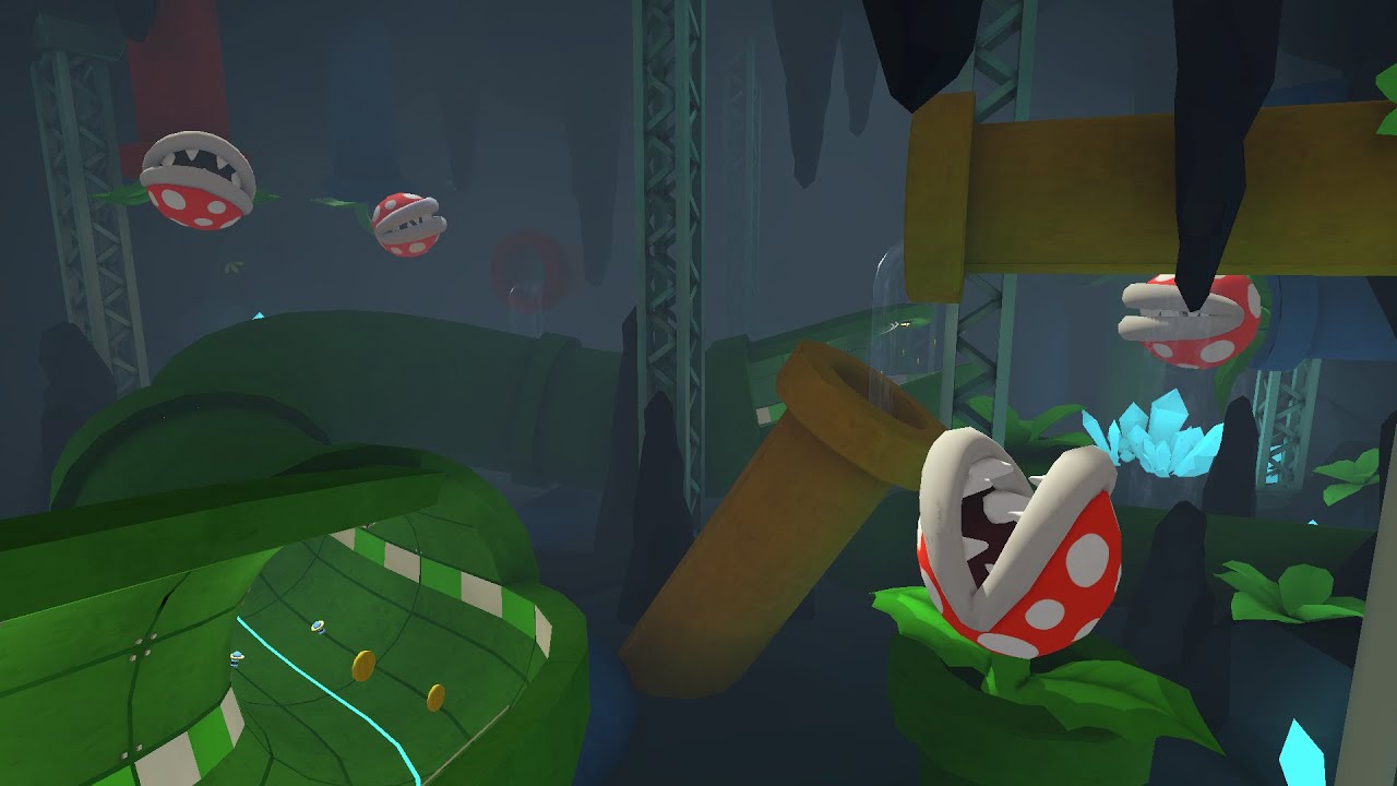 Mario Kart 8 Deluxe Custom Track: Piranha Plant Pipeline - Piranha-Pflanzen-Pipeline