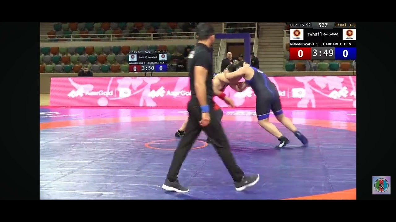 U17.92 kq. Serbest güləş.Memmedzade Sabir