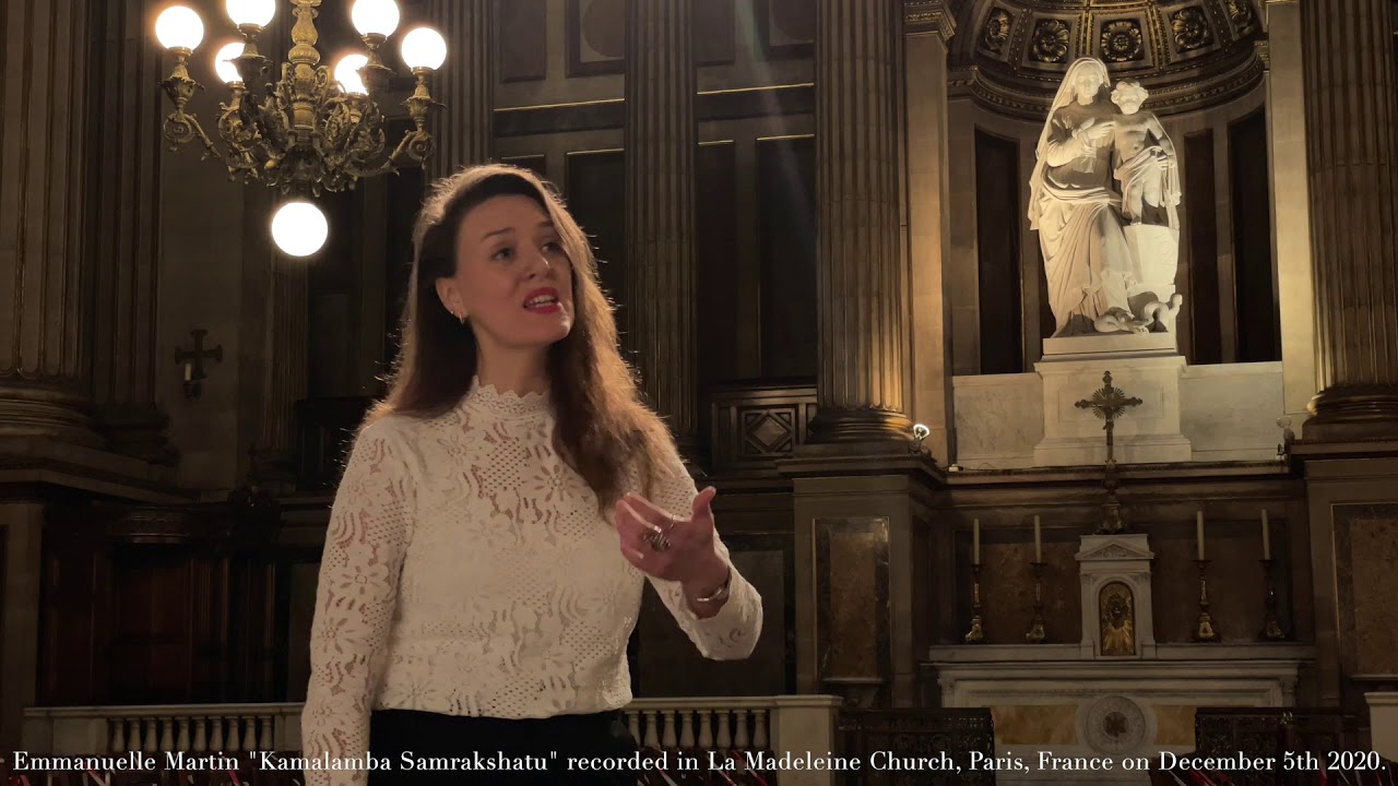 A MARGAZHI IN PARIS//Kamalamba, Emmanuelle Martin, Eglise de la Madeleine,  Paris, 5.12.2020