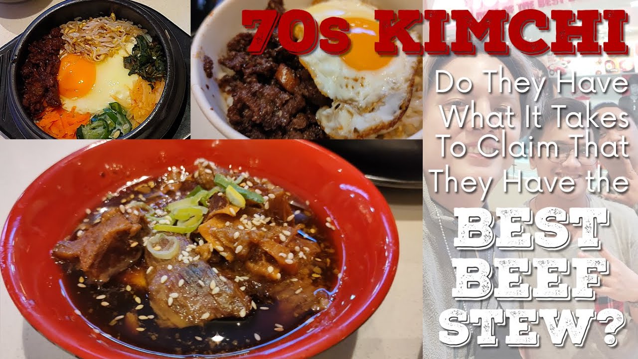 The Best Beef Stew in Town is in 70s Kimchi!