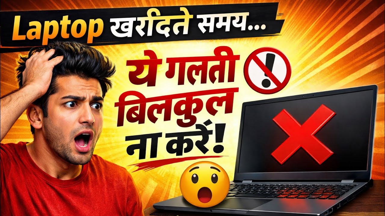 Mat krna ye glti laptop khareedate time!
