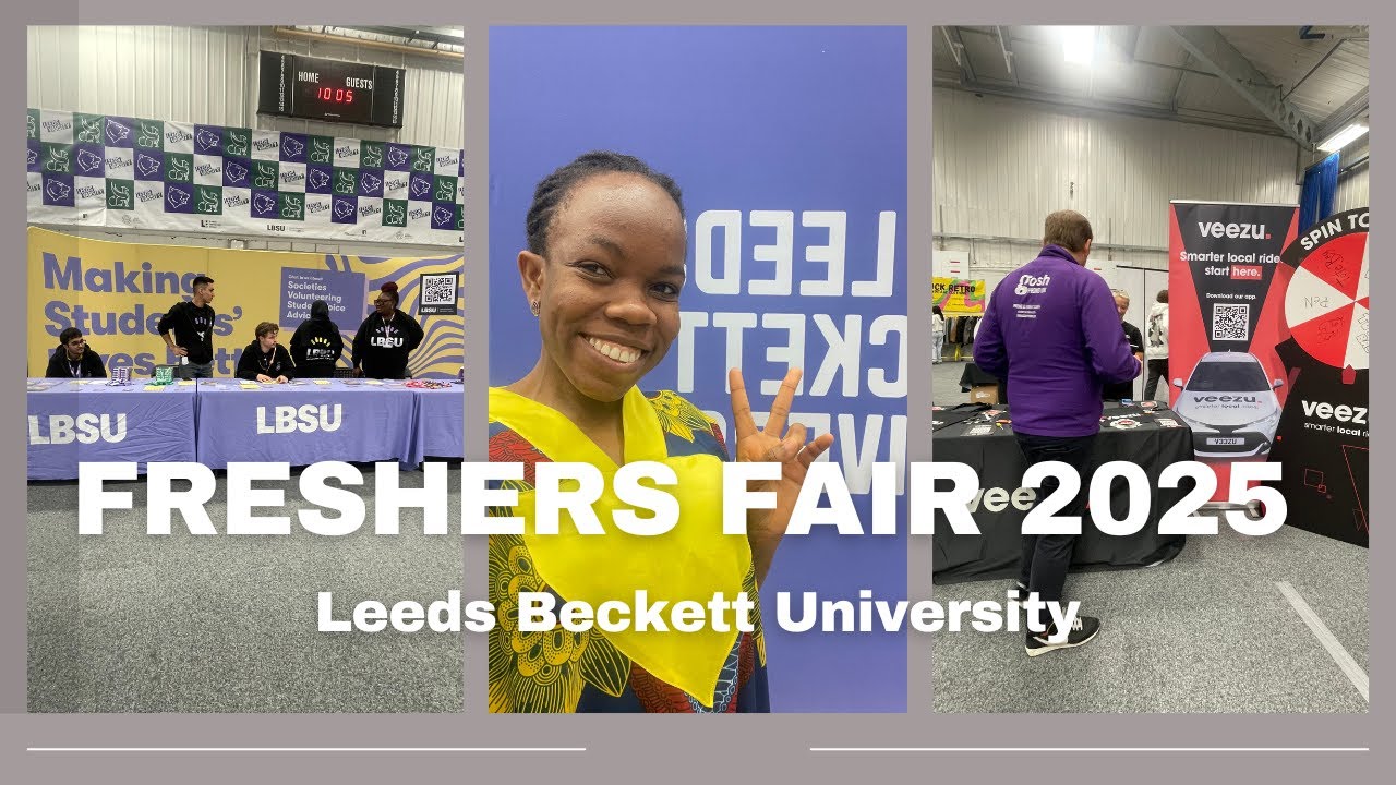 Leeds Beckett Freshers Fair 2025. Highlights & What to Expect