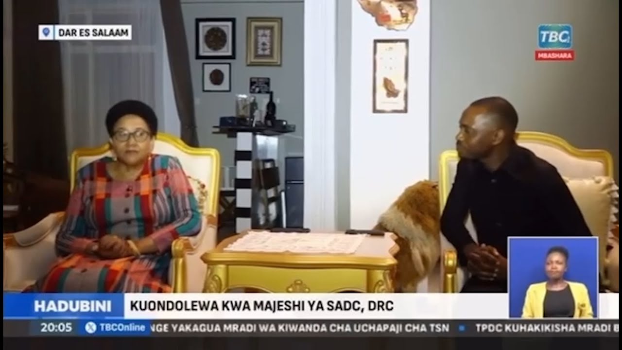 MAHOJIANO Waziri wa Ulinzi na JKT, Dkt. Tax Akiwa Shirika la Utangazaji la Taifa TBC