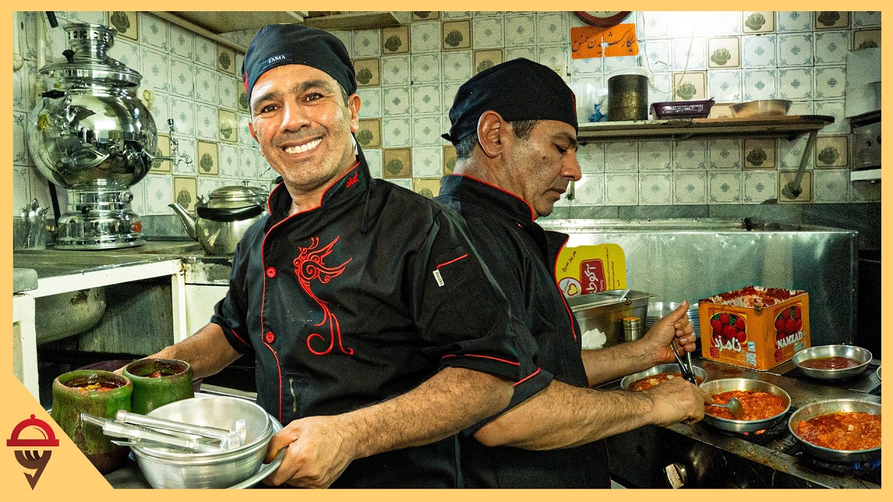 A 100-Year-Old Persian Dizi House in Tehran | Traditional Breakfast & Stew Documentary