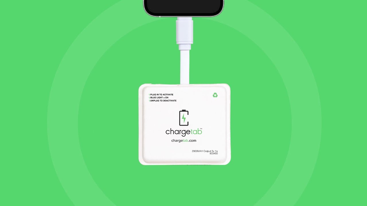 ChargeTab Emergency Phone Charger | Power When You Need It. Anytime, Anywhere.
