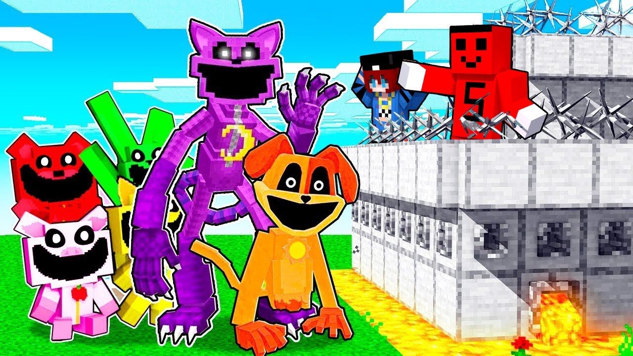 CATNAP vs G&Uuml;VENLİ EV !! - Minecraft