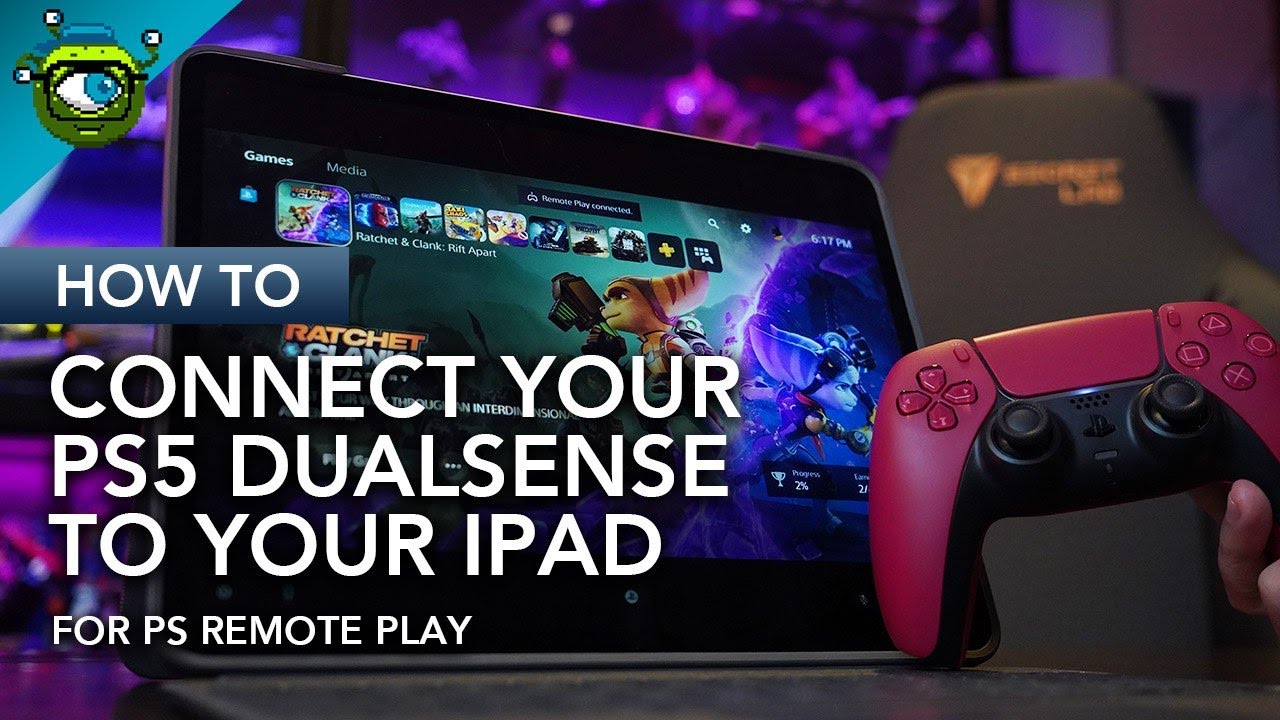 How To Connect Your PS5 DualSense Controller To Your iPad For PS REMOTE PLAY! - With HDR Support