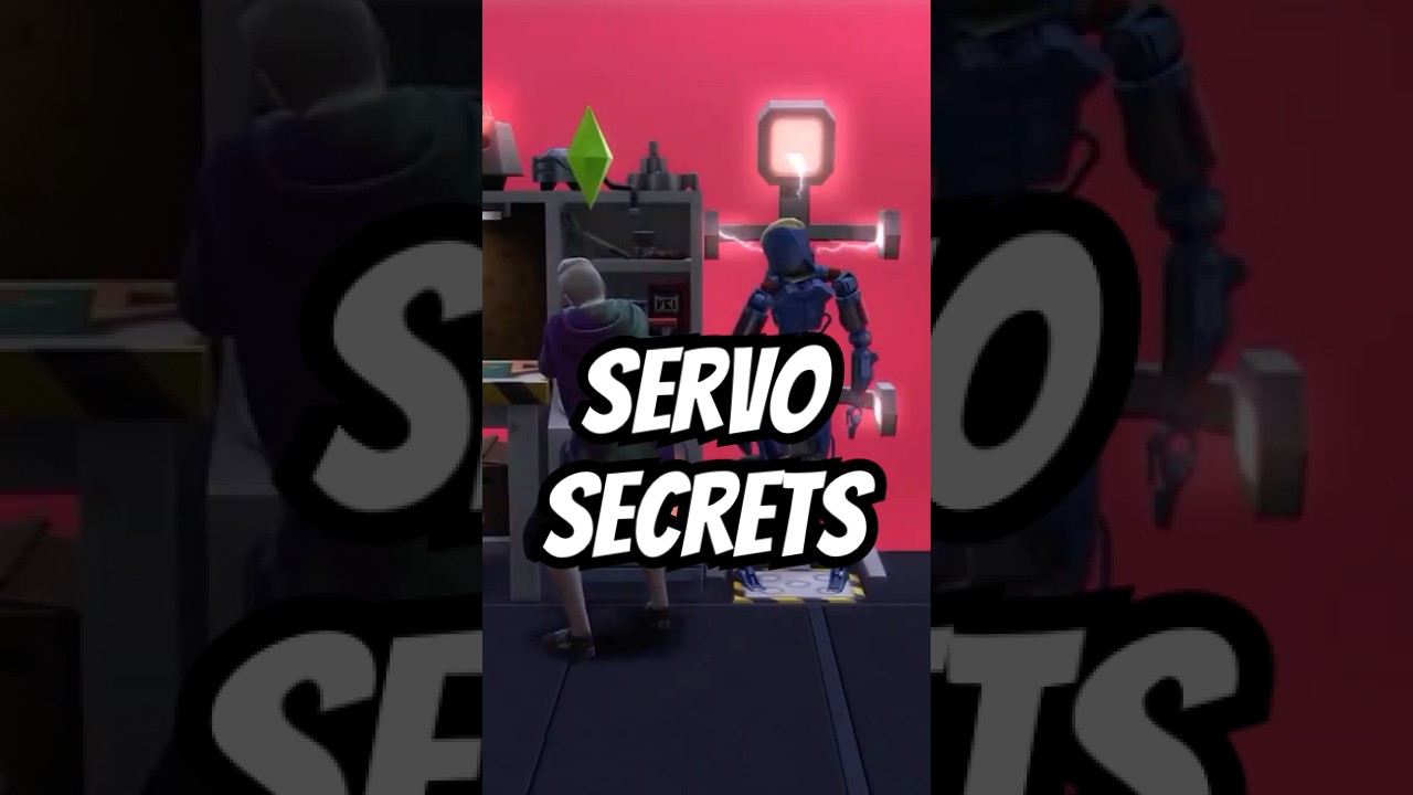 🤖Things you might not know about Servos in the Sims 4 - Discover University EP #thesims #sims4