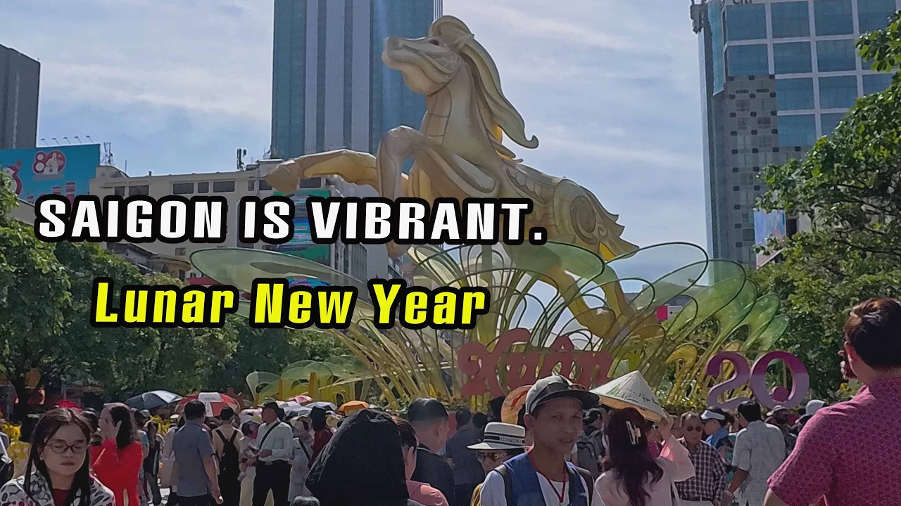 I Visited Saigon's Famous Nguyen Hue Flower Street on Year of the Horse and Found This.