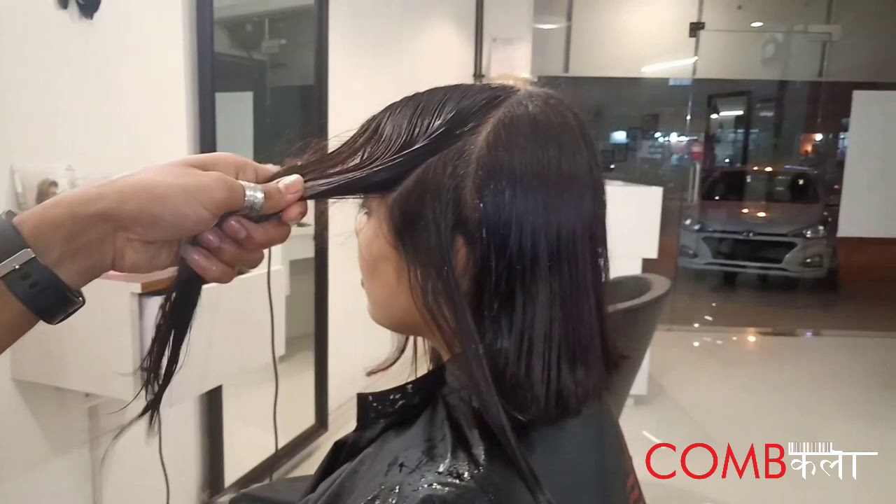 One Length Short Haircut By COMBKALA