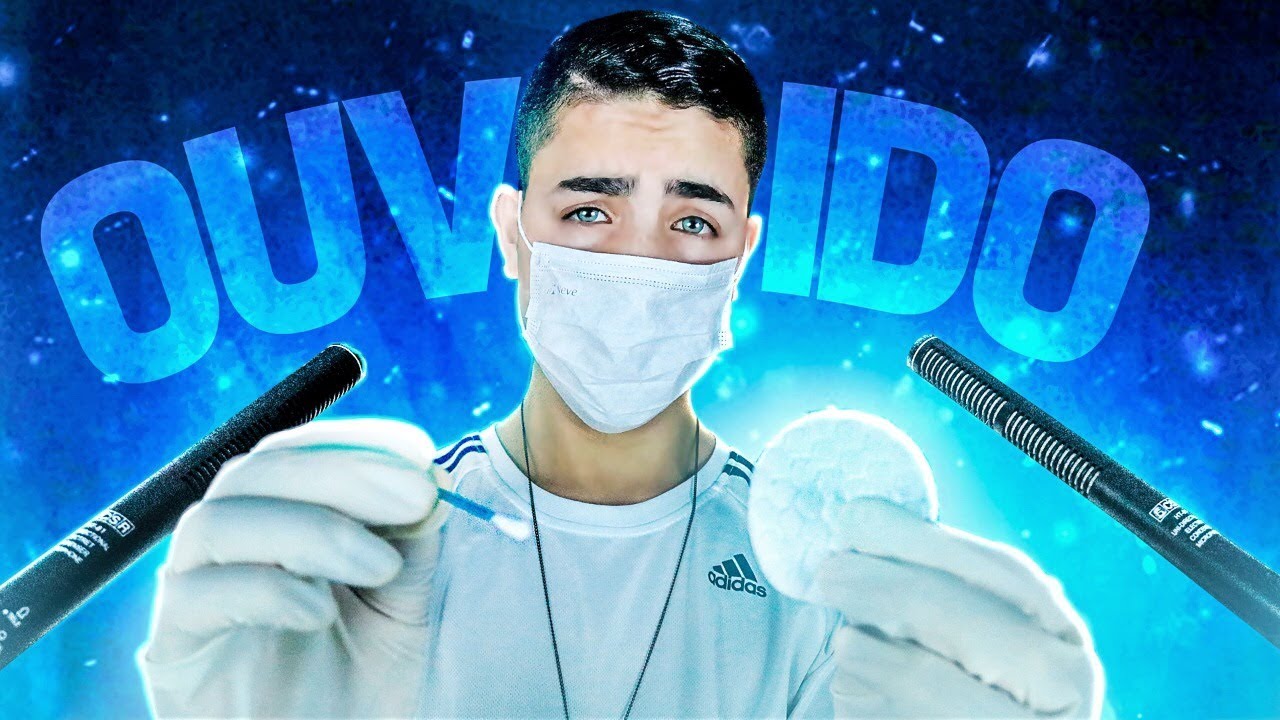 ASMR LIMPEZA DE OUVIDO ROLEPLAY [BINAURAL DIRECIONAL ORELHA A ORELHA]