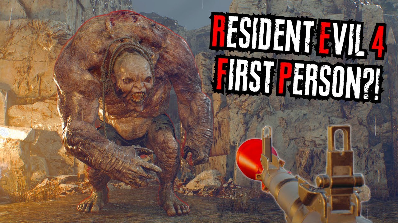 Я играл в RE4 Remake... от первого лица??