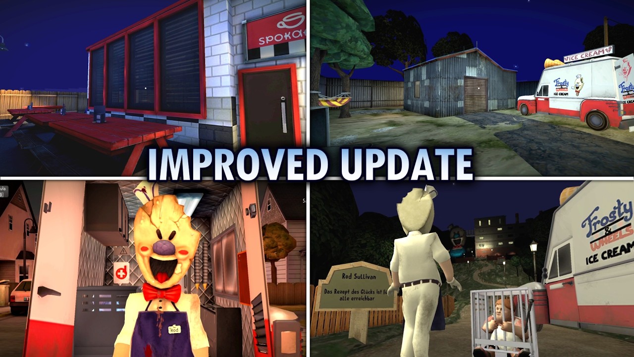 Ice Scream 1 New Improved Update! (Full Gameplay)