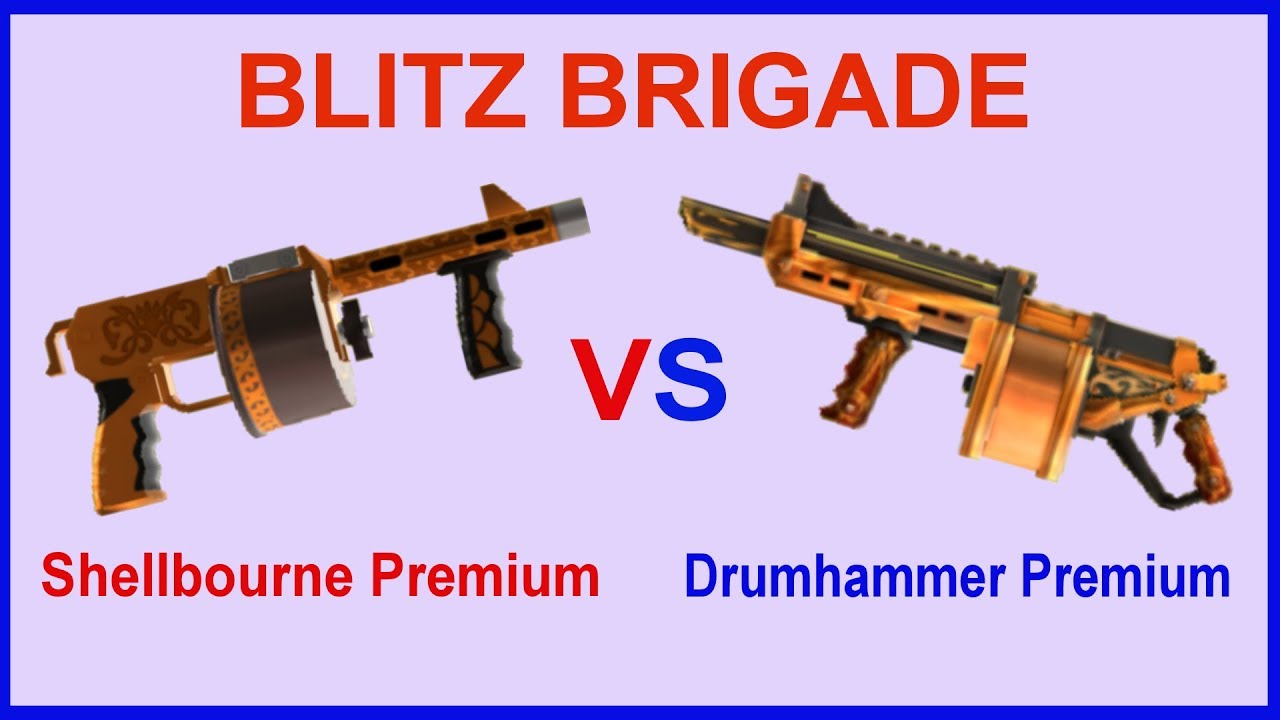 Blitz Brigade Medic Shellbourne Premium Vs Drumhammer Premium Gameplay Video