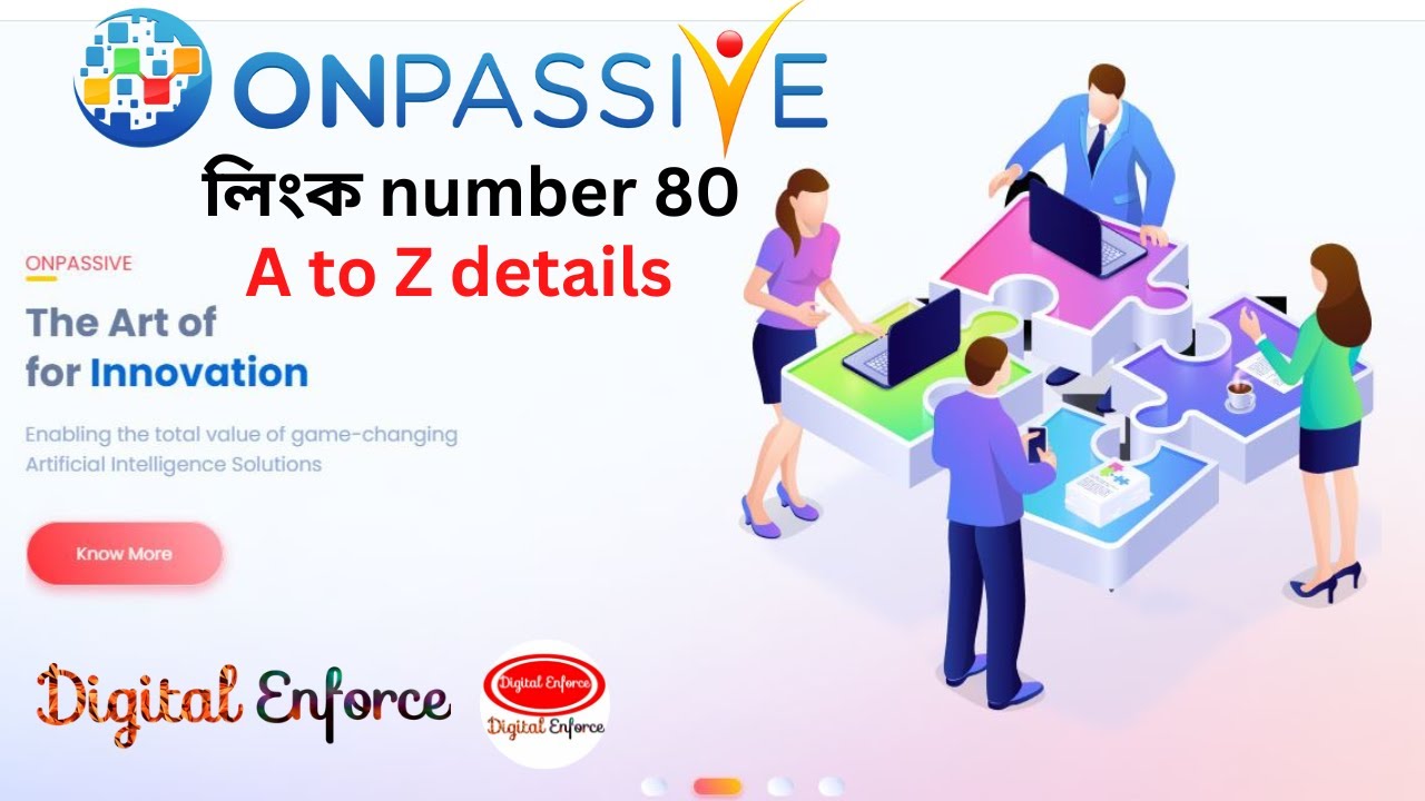 ONPASSIVE link number 80 a to z Details 
