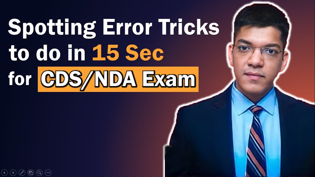 Error Detection and Correction Trick | Error Spotting in English Tricks | English Grammar Lessons