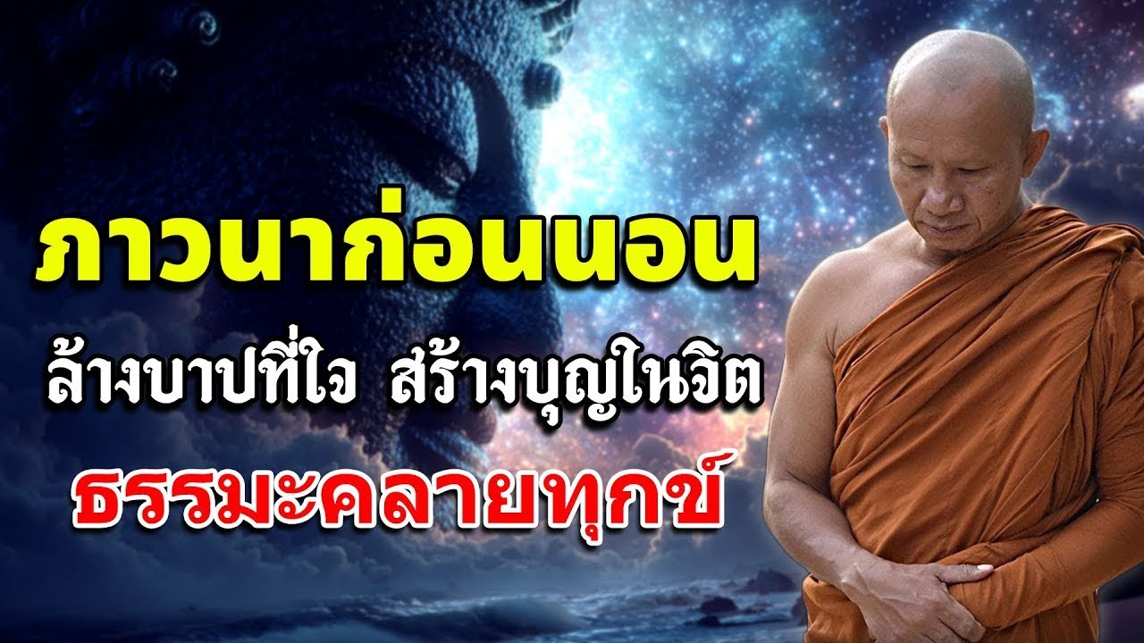 ภาวนาก่อนนอน ล้างบาปที่ใจ สร้างบุญในจิต ธรรมะคลายทุกข์ 🙏 เปลี่ยนชีวิตจากติดขัดเป็นราบรื่น!