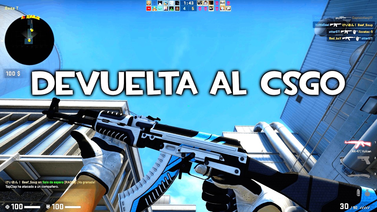 JUGANDO DESPUES DE MUCHO TIEMPO AL CSGO :)