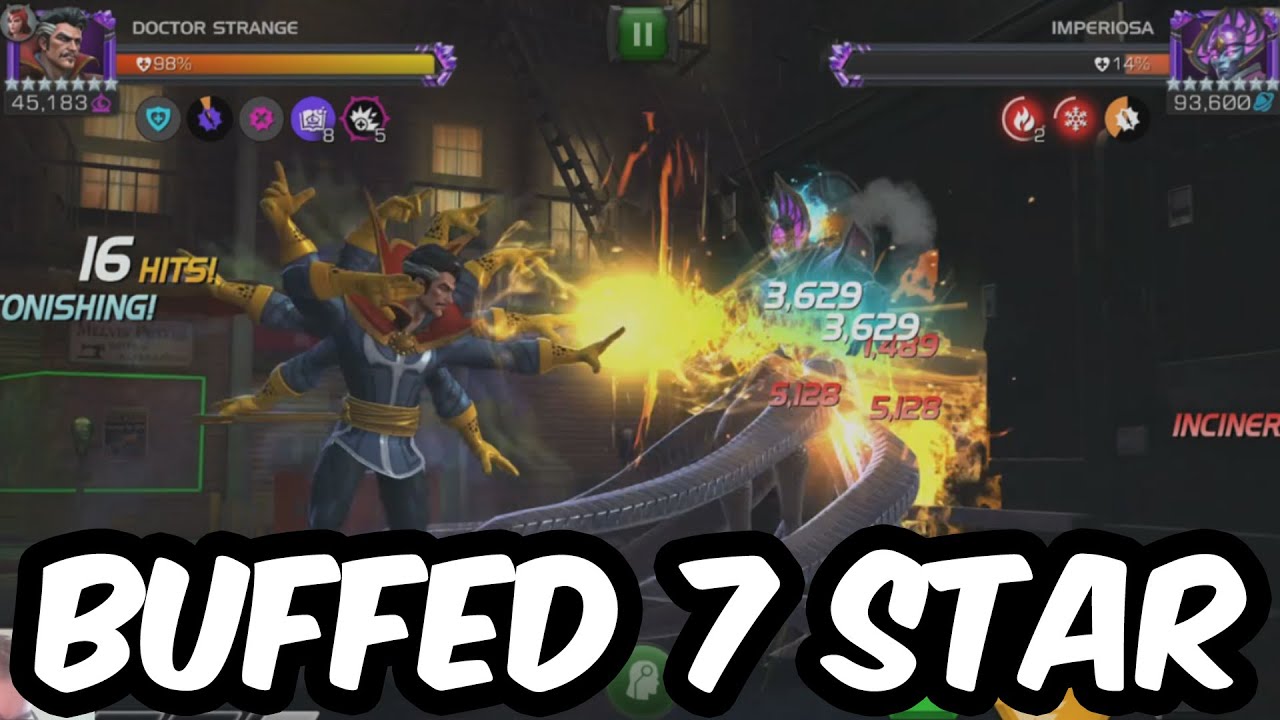 Buffed 7 Star Rank 4 Doctor Strange - The Safest Mystic In The Game?! - Marvel Contest of Champions