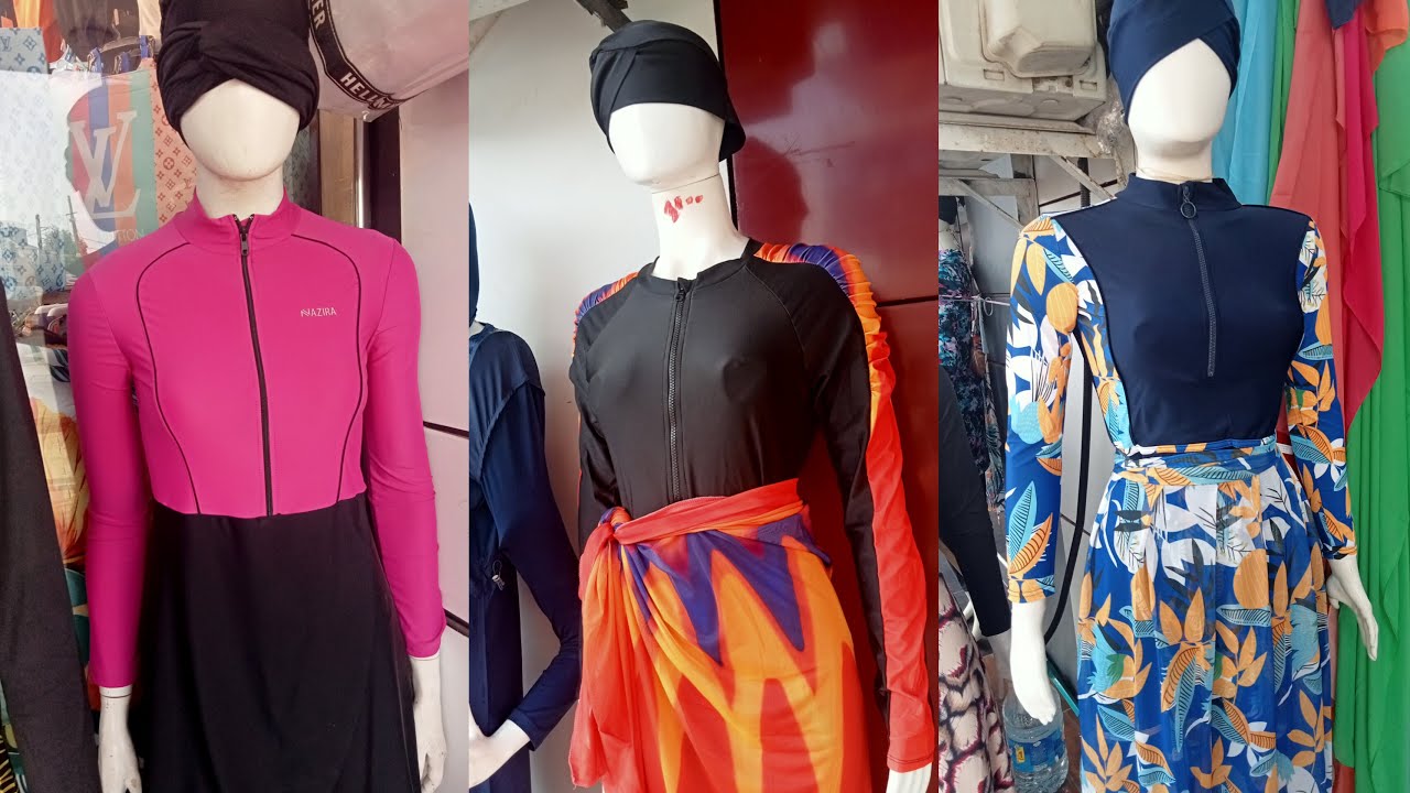 موديلات بوركيني محجبات لصيف 2024 🏊🧜مايوهات السباحة لصيف 2024🧜ملابس السباحة والبحر للصيف