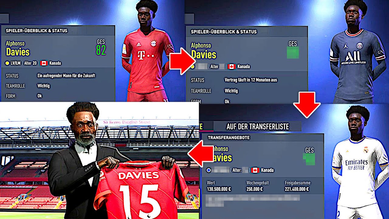 ALPHONSO DAVIES WIRD ZUM BESTEN SPIELER DER WELT ??! 🏃🔝 FIFA 22 Karriere Simulation