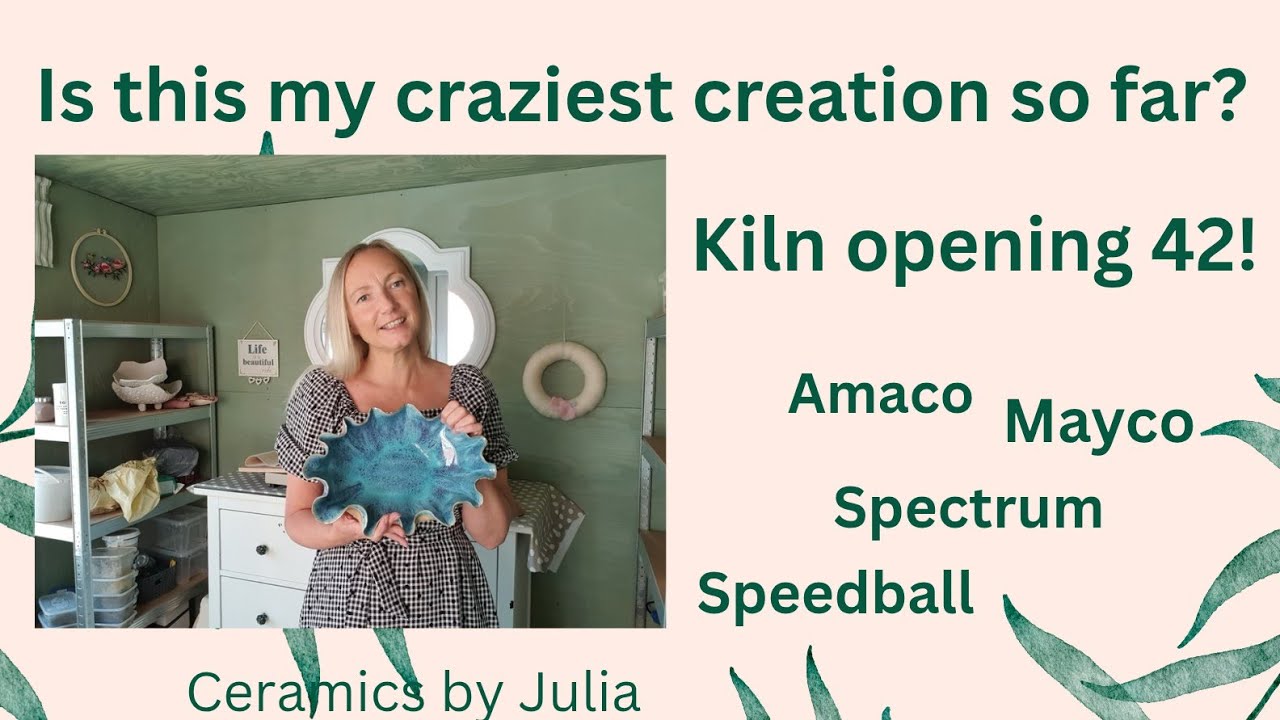 Kiln Opening 42! Is this my craziest creation so far? New glaze combo's shared.