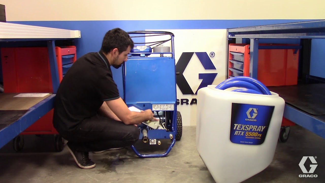 Troca do RotoFlex RTX 5500 - Graco