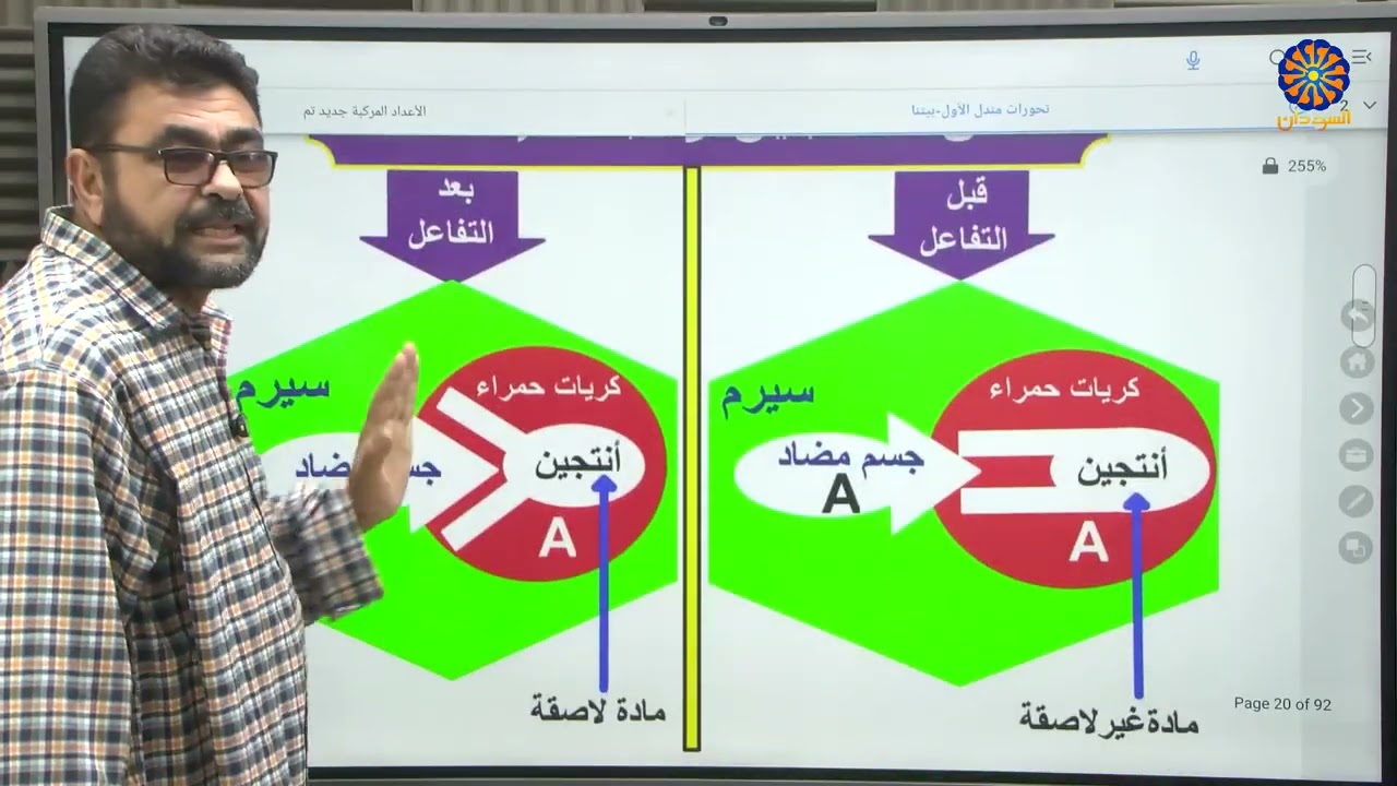 احياء فصائل الدم الاستاذ / ادريس جلال 15-12-2024