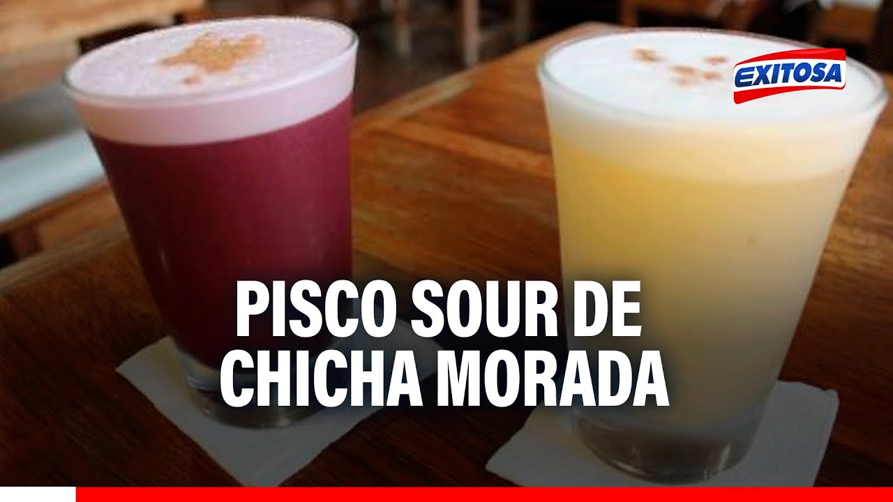 🔴🔵Chilcanería sorprenda con el pisco sour de chicha morada: 