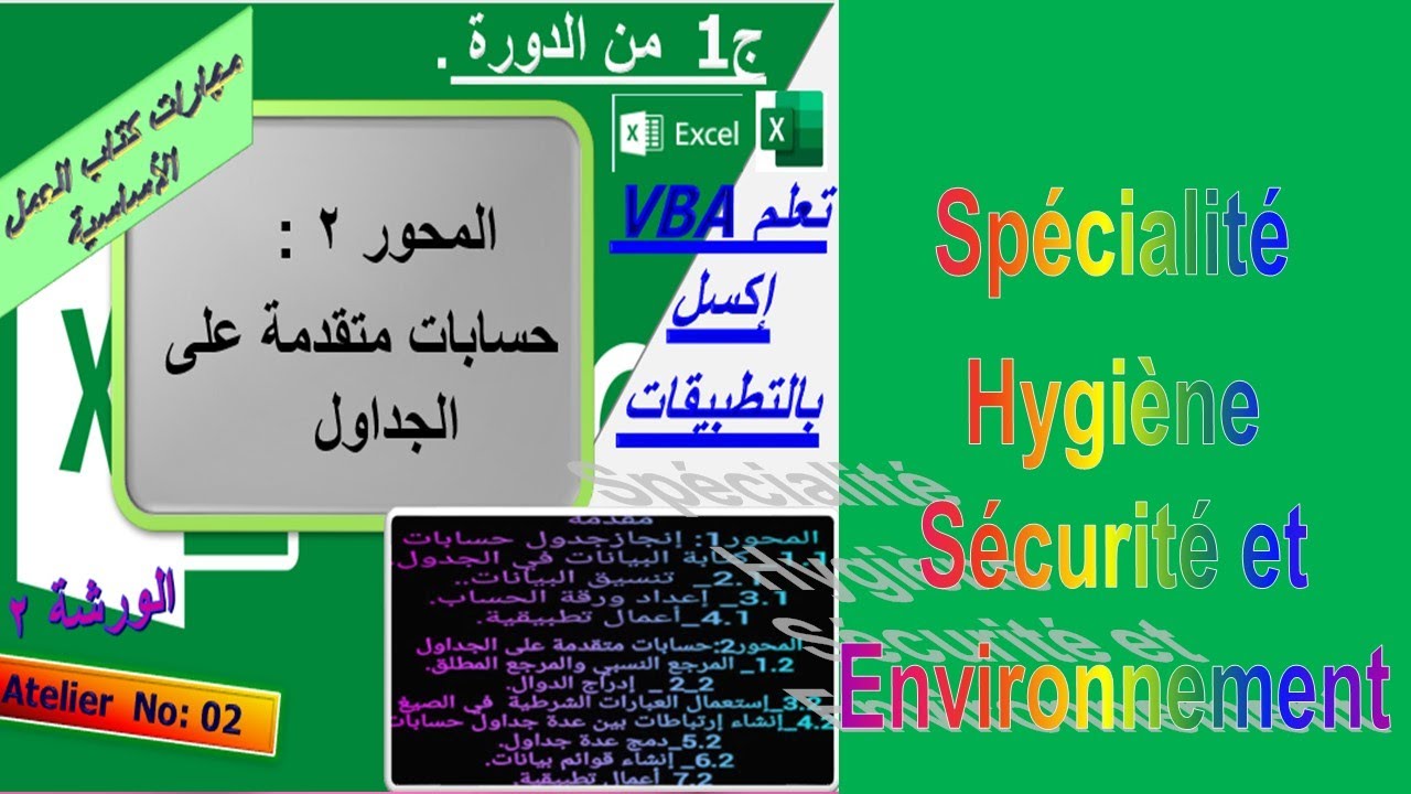 مقترح  الورشة رقم  2  الجزء الثاني من  الدورة  .