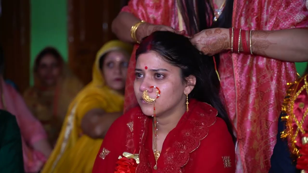 शादी में दुल्हन की सिरगुन्दी की रश्म || subh siksha || Wedding Moments|| Bilaspur Himachal Pradesh