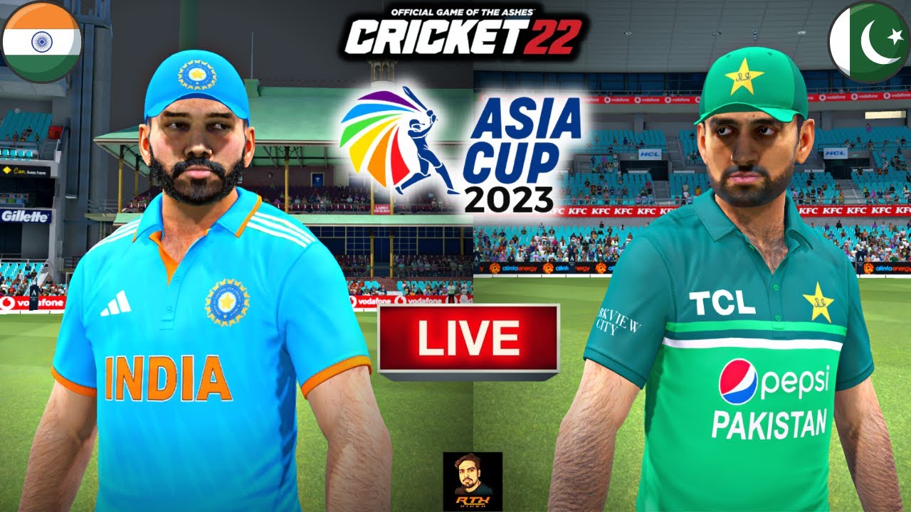 Asia Cup 2023 - India vs Pakistan Match - Cricket 22 Live - RtxVivek