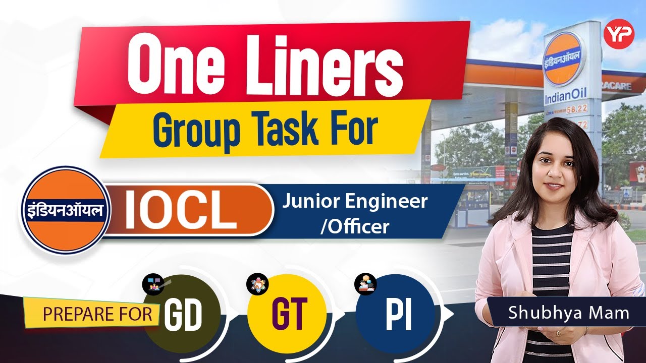 Practice One Liner for clearing Group Task in IOCL easily