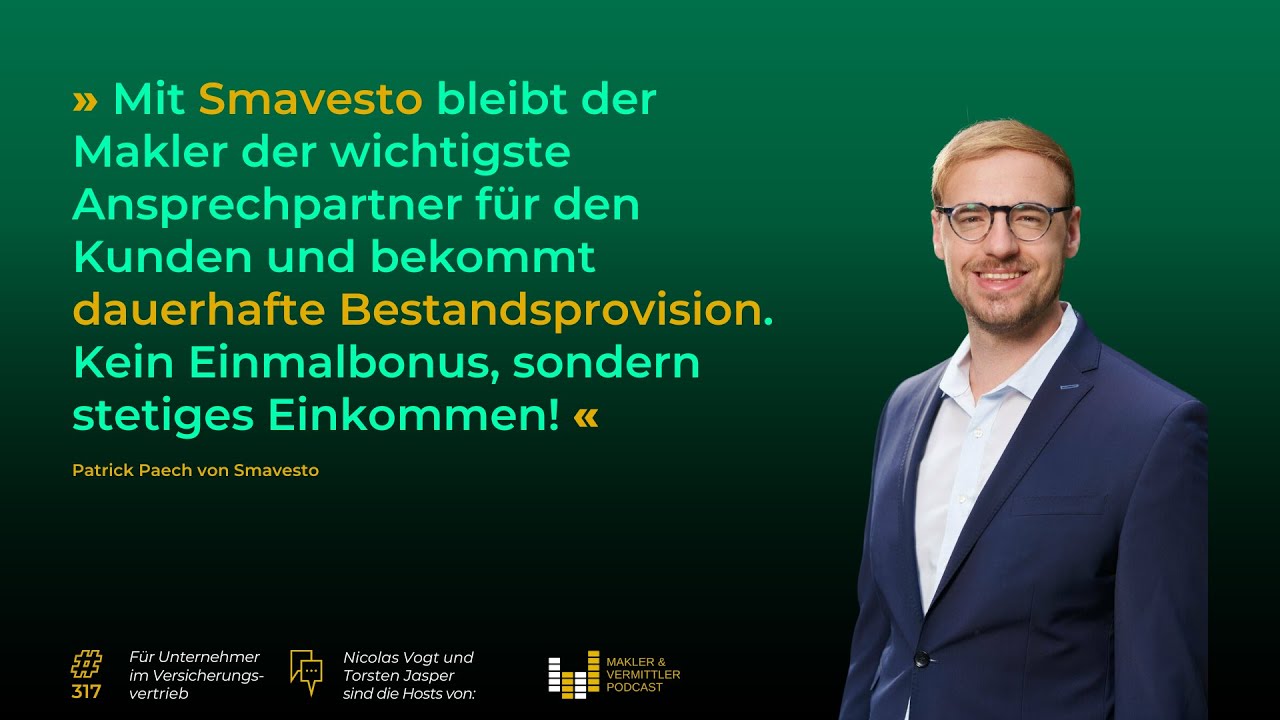 Smavesto: Intelligenter Vermögensaufbau und Kooperationen für Makler und Vermittler