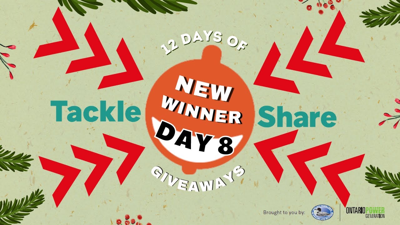 UNCLAIMED PRIZE Day 8 of the 12 Days of TackleShare Giveaways