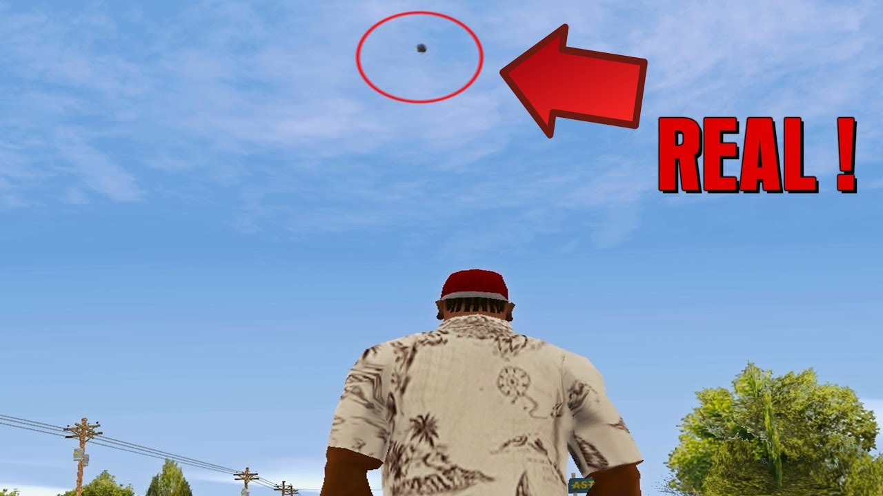 ESTE ES EL OVNI REAL DEL GTA SAN ANDREAS (NO MODS) !