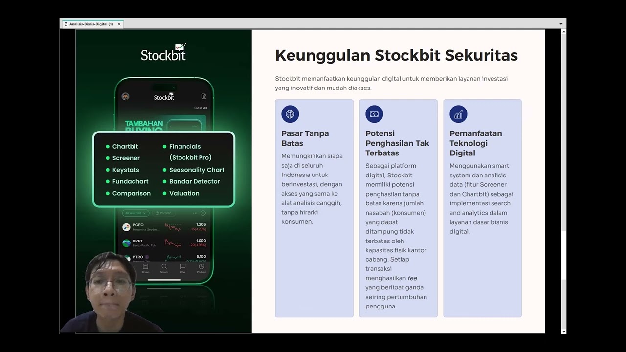 Analisis Bisnis Digital - UAS Digital Innovative Entrepreneurship UNSIA