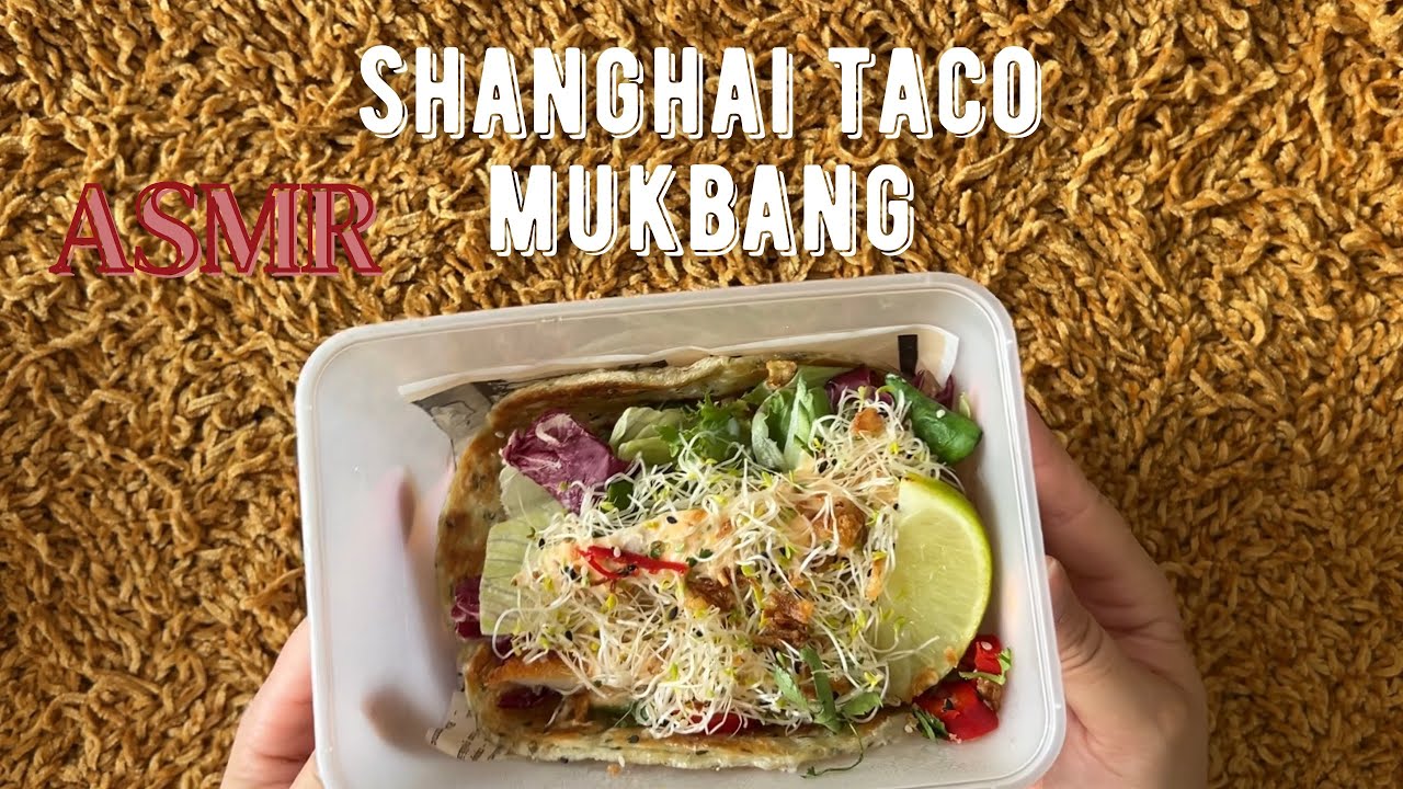 ASMR SUOMI - shanghai taco mukbang 🌮