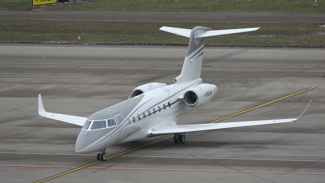 GULFSTREAM G280 I-SEAV ARRIVING AND DEPARTING ZURICH-LSZH WEF VISITOR 2024 15-1
