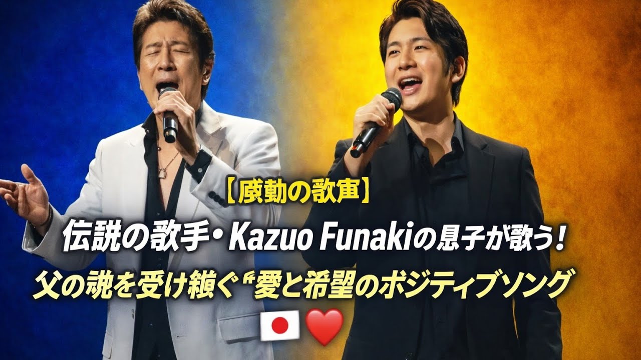 🎤✨【感動の歌声】伝説の歌手・Kazuo Funakiの息子が歌う！父の魂を受け継ぐ“愛と希望のポジティブソング” 🇯🇵❤️