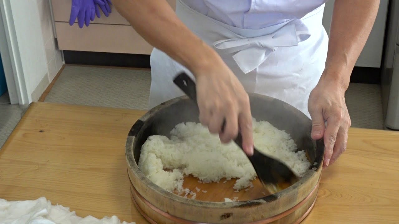 すし教室　日本橋　酢飯の作り方　しゃり合わせ　しゃり切　Lesson　　　　　　　　　　　　　　　　　　　　sushi-nihonbashi Practice