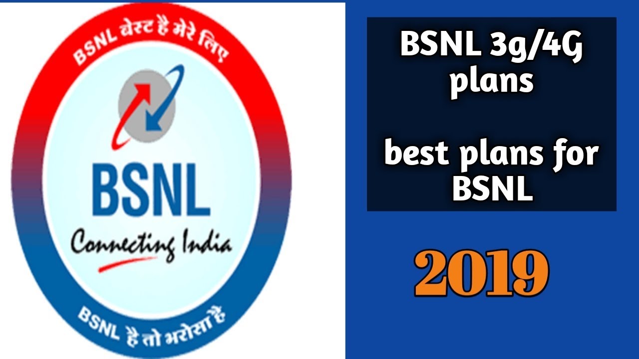 BSNL 3G/4G best data plans 2019