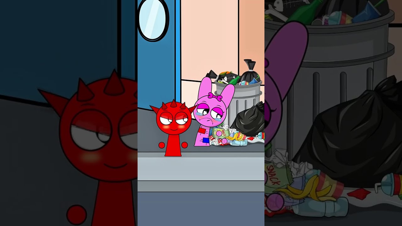 Sprunki and the Mystery of Missing Baby Pinky | Cute Animation for Kids #sprunki #funny