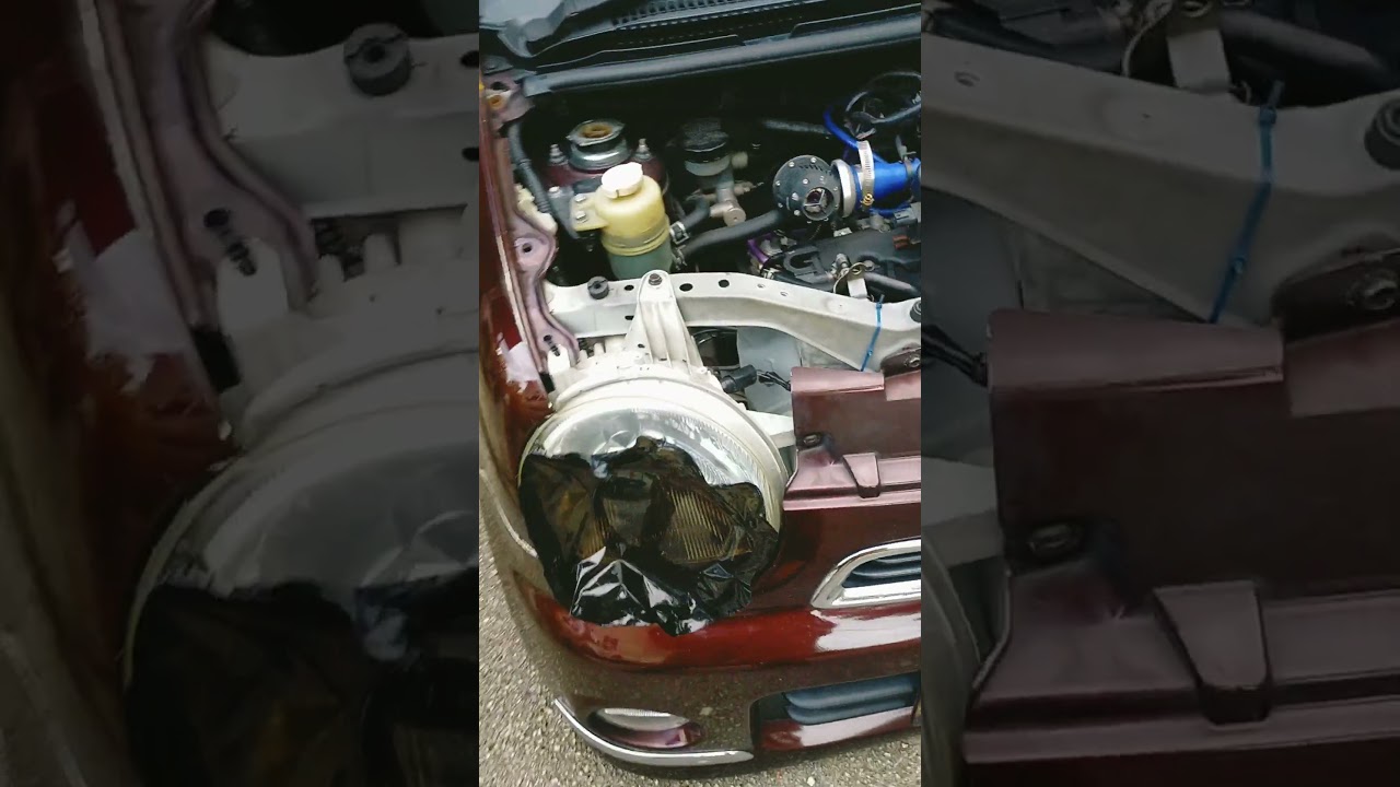 cara mudah buka tinted dekat lampu kereta dan tidak bekesan