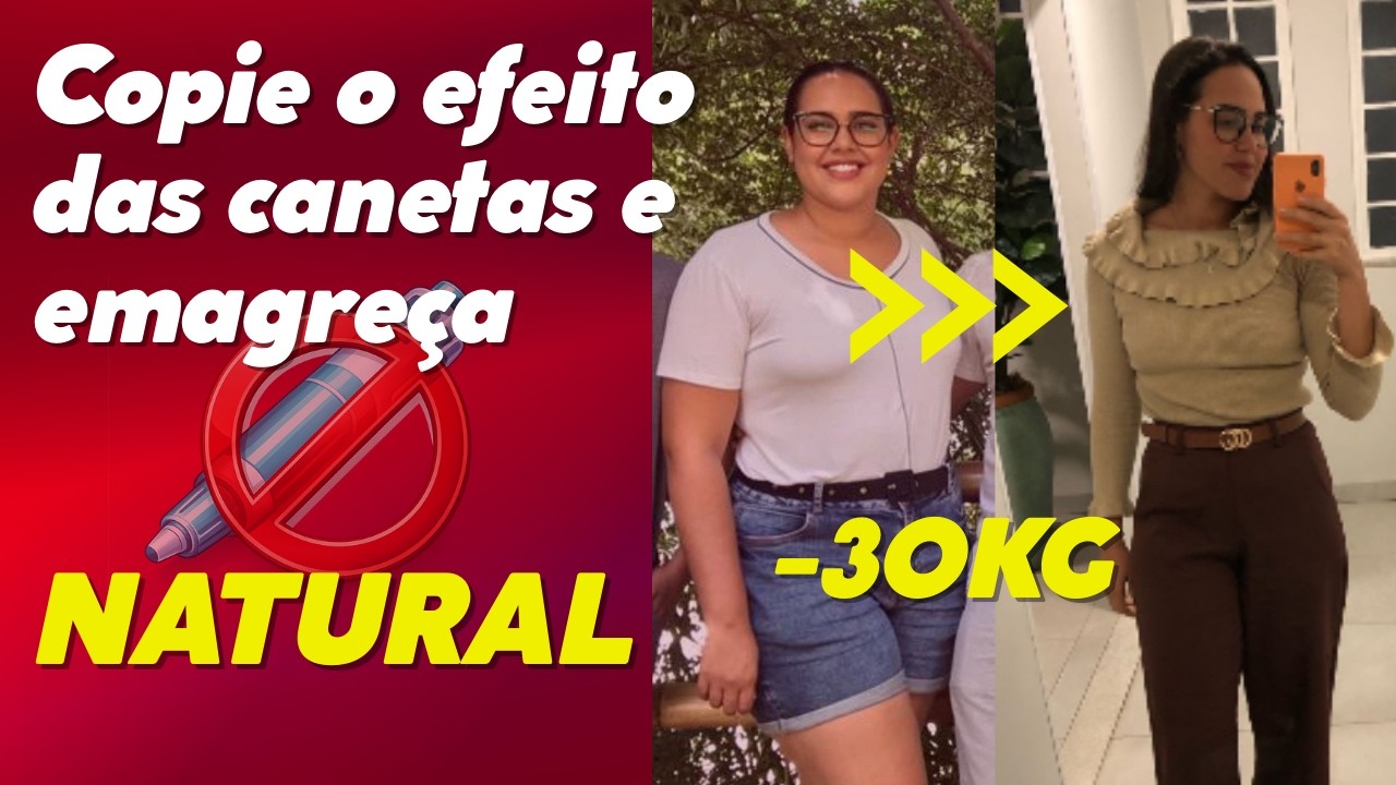 Como eu simulei o efeito das canetas emagrecedoras (de forma natural)