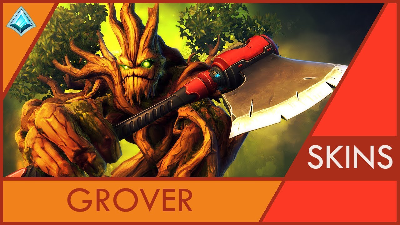 Paladins - All Grover Skins | Preview