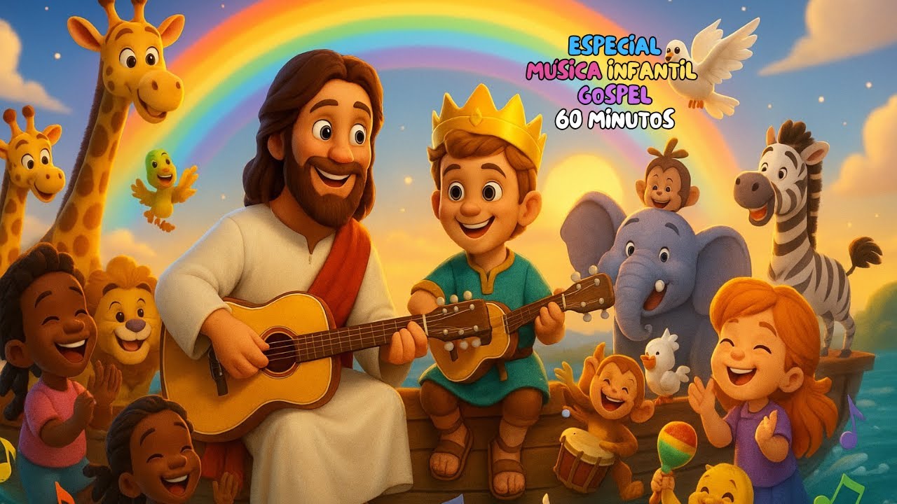 Especial de Música Infantil Gospel | 1 Hora com Músicas Cristãs| Rei Davi | Histórias Bíblicas