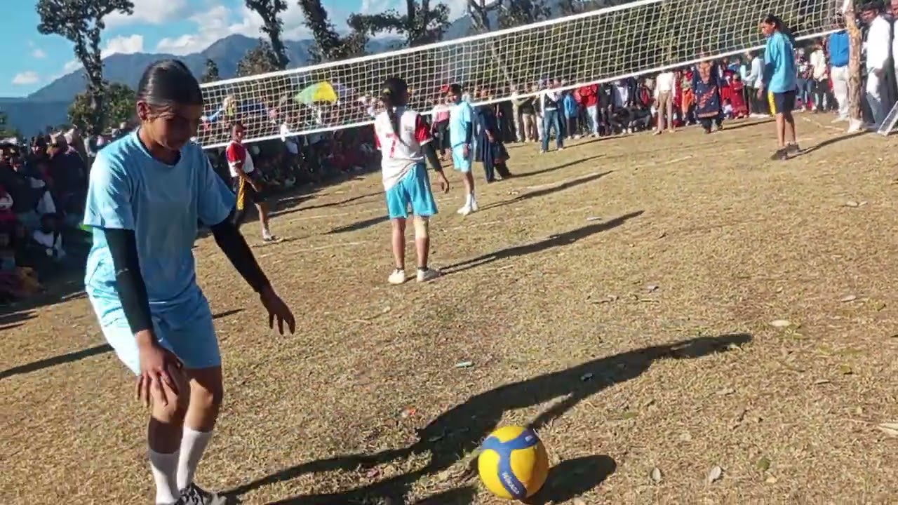 धारापानी को मेलामा दम्दार महिला भलिबल टिम खेल्दै 9 पोइन्ट मैgame final............