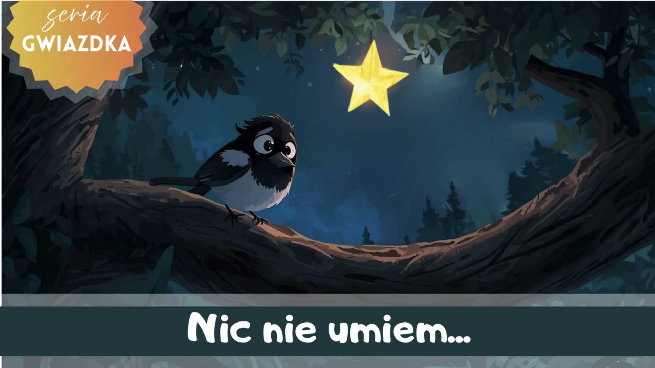 Bajka na dobranoc | Gwiazdka i sroka, która chciała być jak inni | Audiobajka o samoakceptacji